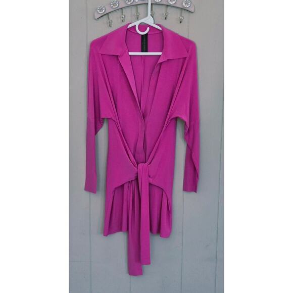 Norma Kamali Orchid Pink Dress Size Small - Picture 3 of 9